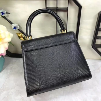 

2020 the new style Lizard pattern genuine cow leather women handbag one shoulder bag crossbody bag 5 color 24cm high quality