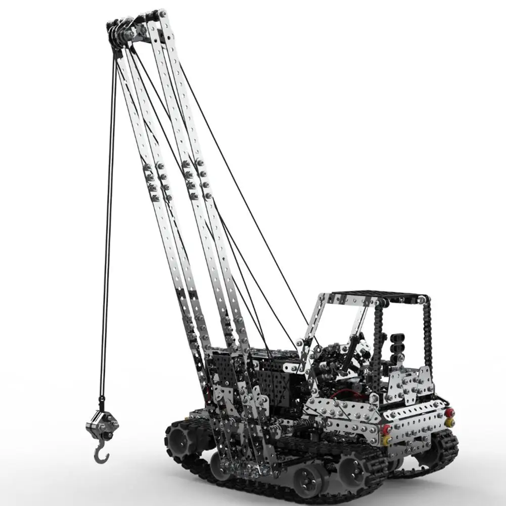 RCtown 2 4G 10CH Радиоуправляемый кран детская сборка из нержавеющей стали