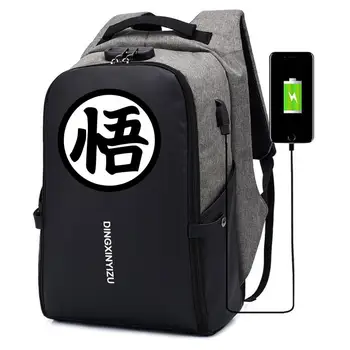 

anime Dragon Ball Z Backpack student book Bags teenagers Travel backpack UNISEX Anti-theft USB Charging Laptop bag Knapsack