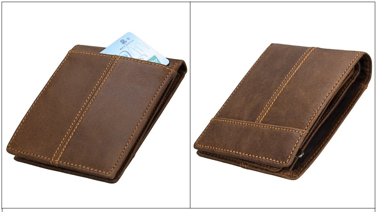 Мужской короткий кошелек, Ретро стиль, повседневная сумка для карт, многофункциональный кошелек, кредитный банк, держатель для карт