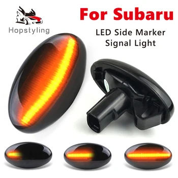 

2PCS Dynamic Led Side Marker Turn Signal indicator Sequential blink Light lamp For Subaru Forester Impreza WRX Sti 02-07,Liberty