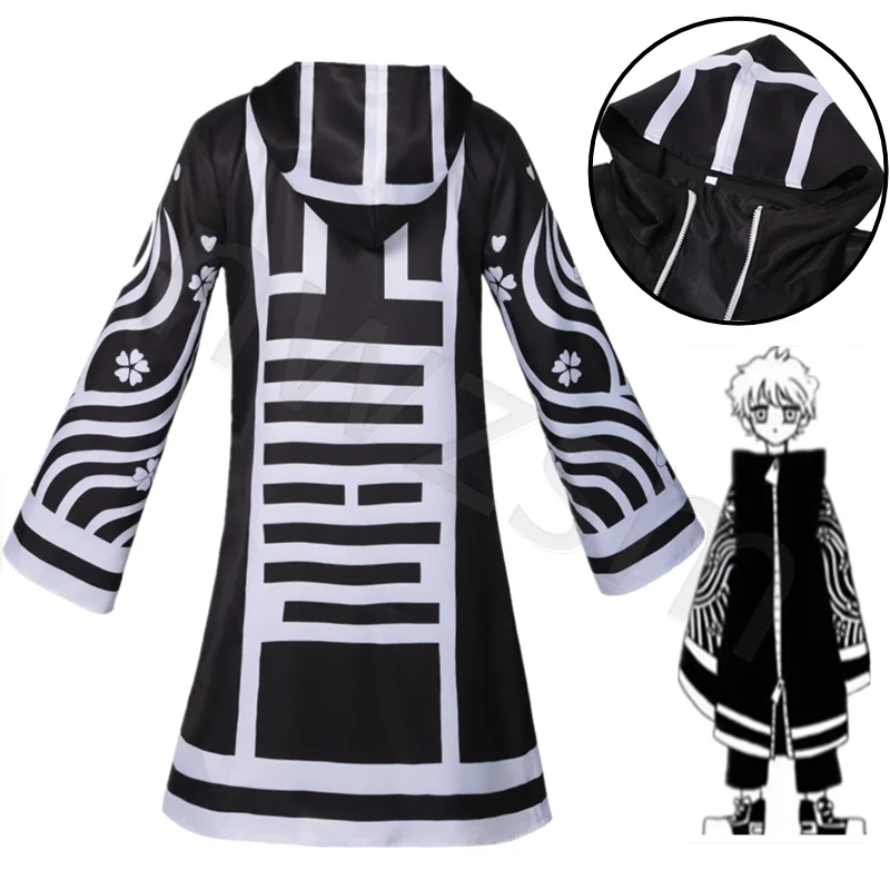 

Anime Tokyo Revengers Cosplay Costume Senju Kawaragi Brahman Kimono Robe Cloak Trench Uniform Halloween Party