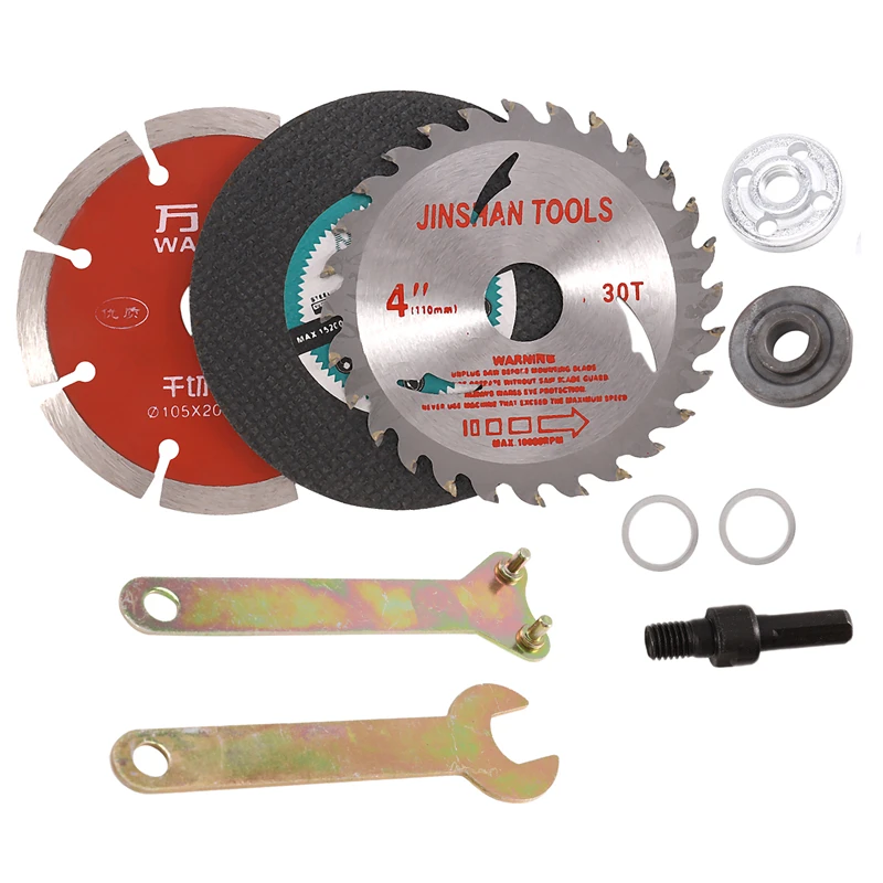 Disco de corte de Metal, rueda de pulido, hoja de sierra de madera, biela para  taladro eléctrico, accesorios de amoladora angular, 8 unids/set por  juego|Piezas para herramientas| - AliExpress