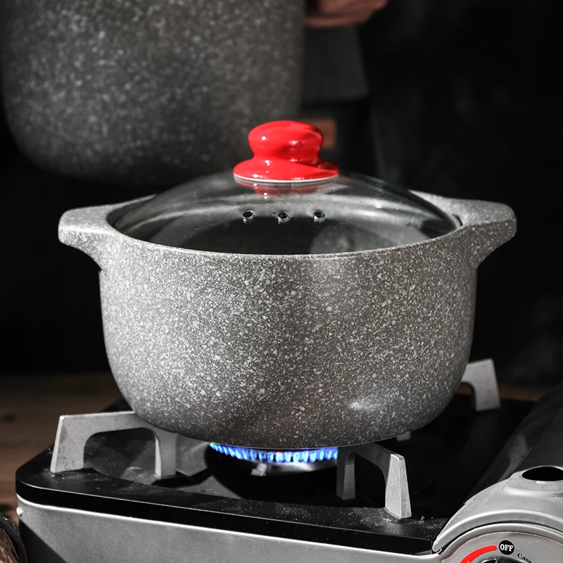 

Ceramic boiler household casserole gas open fire soup rice stew pan casserole large capacity stew pot stewpot stewpan saucepot