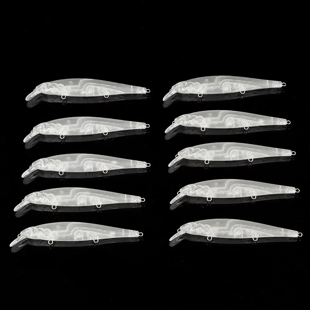 

10PCS Plastic Fishing Gear Crankbait Fake Bait Fishing Lure Hard Bait Fishing Wobbler