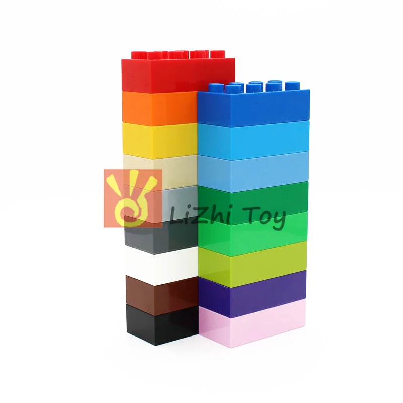 Construction Blocks Building Blocks Anime Block Toys MOC DIY Large Building Block 3011 Brick 2X4 Big Size Baby Assembled Enlighten Accessories Block Part DIY Children Toys