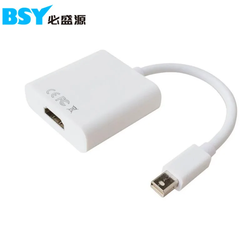 

Mini DisplayPort to HDMI Patch Cord Mini DP to HDMI Cable Large Case Support 1080