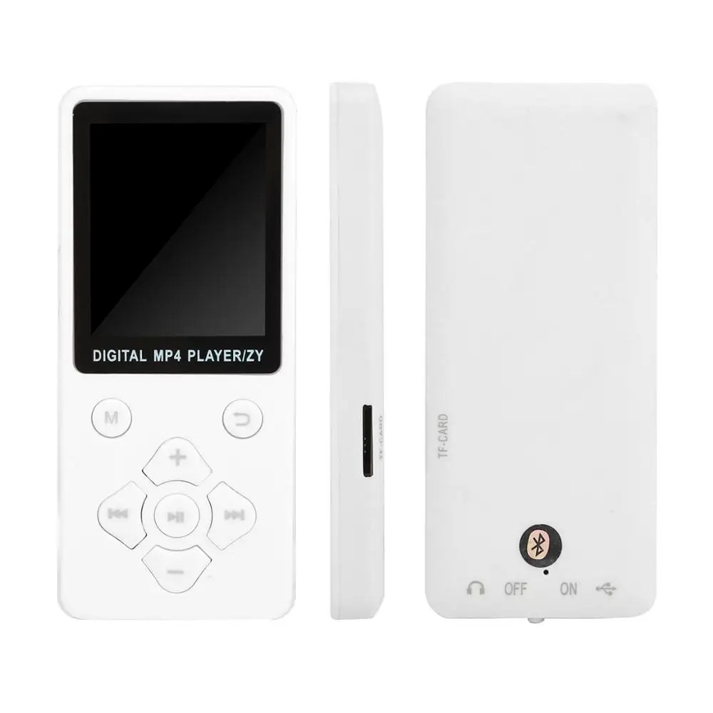Bluetooth 4,1 1,8 дюймов mp4 плеер 32 Гб воспроизведение музыки с fm-радио видео Встроенный микрофон плеер MP4 с 3,5 мм наушником
