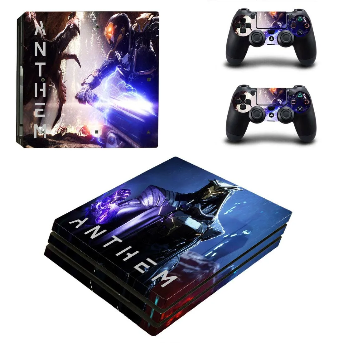 PS4 Pro Anthem стикер s PS 4 Play станция 4 Pro наклейка на кожу наклейки Pegatinas для playstation 4 Pro консоль и контроллер
