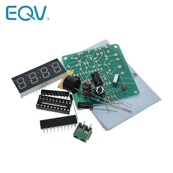 

AT89C2051 Digital 4 Bits Electronic Clock Electronic Production Suite DIY Kit