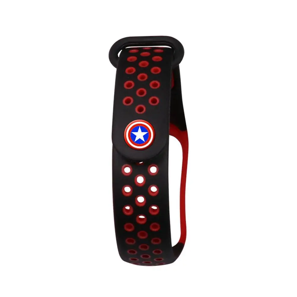 TWISTER. CK фильм герой логотип серии часы ремешок для Xiaomi Mi группа 4 - Цвет: Captain America 2