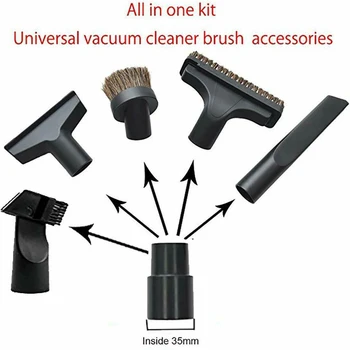 

6PCS Universal For Vacuum Hose Attachment AC Husky Craftsman Brush Nozzle Tool Home Cleaning Accessories