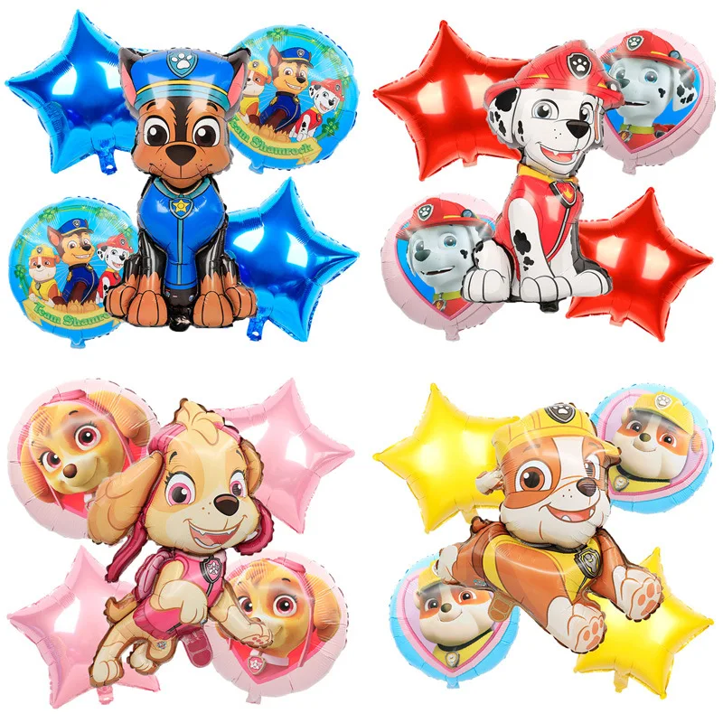 Ballon Pat Patrouille Avec Chiffres Pour Decoration De Bureau Pour Fete D Anniversaire Pour Filles Cadeau Pour Enfants Chiot Chien Skye Aliexpress Maison Animalerie