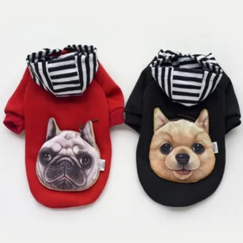 

10PC/Lot Winter Dog Sweaters Clothes Small Dogs Hoodie Coat With Backpack Chihuahua Dog Jumpers Pet Clothes