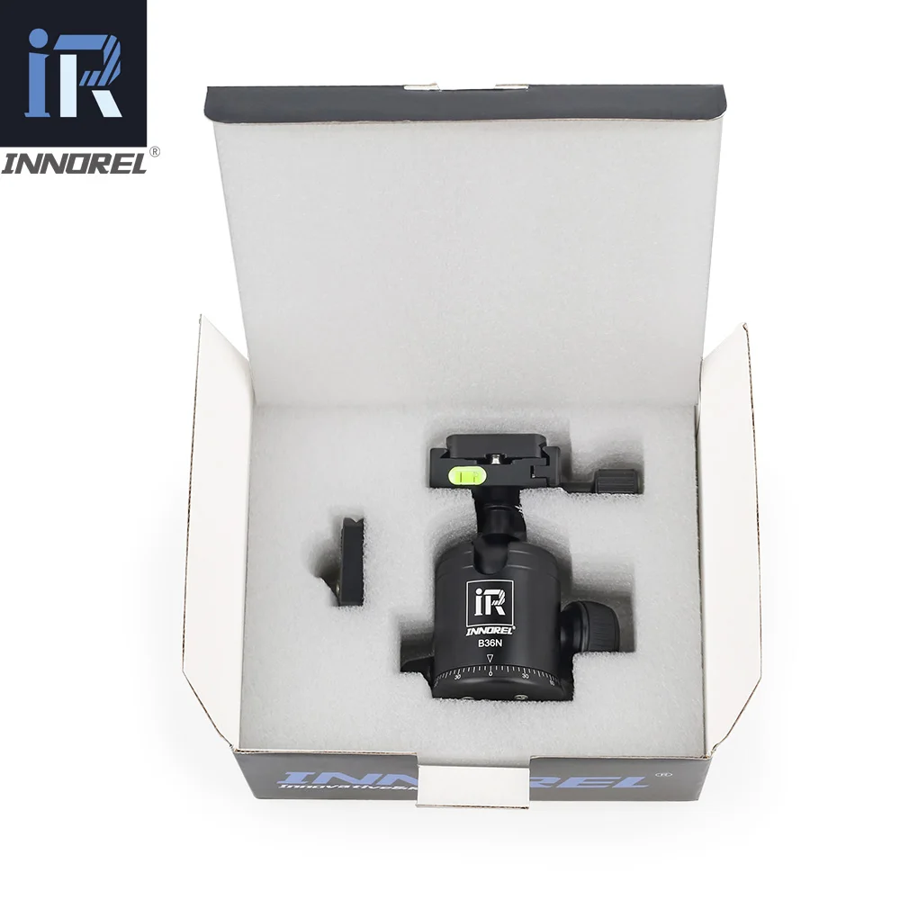 INNOREL B36N CNC Panorama Tripod Ball Head With Arca Swiss Quick Release Plate Adapt for Cameras/Camcorders/Telescope