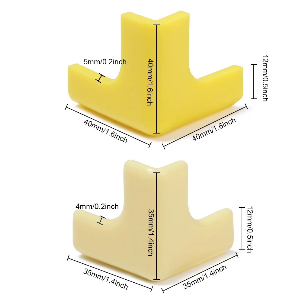 Soft Silicone Safe Corner Protector Baby Kids Protection Table Desk Corner Guard Children Safety Edge Guards 4Pcs silicone table corner protector table corner protector table edge protector