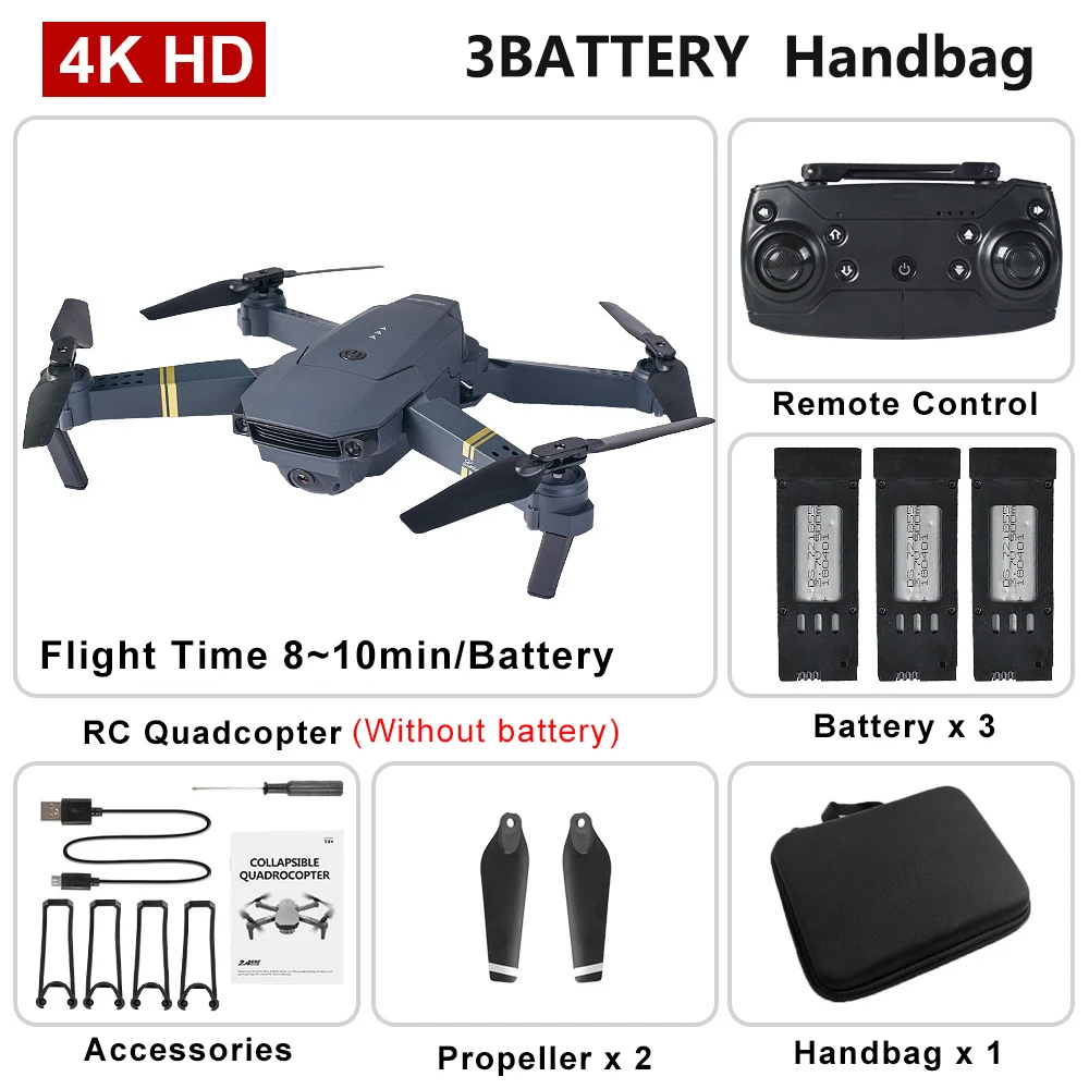 quadcopter drone remote Smart Altitude Hold Aerial Photography Mini Drone WIFI FPV With Wide Angle 4K Camera Foldable Arm RC Quadcopter RC Drone Pro RTF blessbe bb24 drone RC Quadcopter