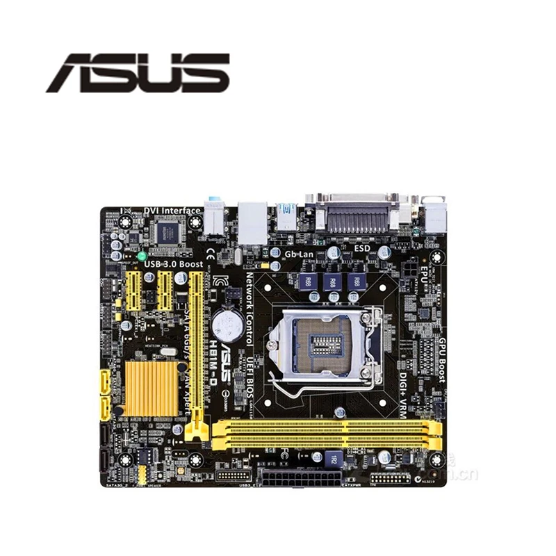 Материнская плата H81 LGA 1150 LGA1150 для Asus Настольная материнская Core i7 i5 i3 DDR3 SATA3 USB3.0