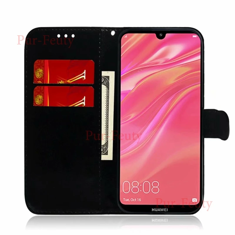 Чехол для huawei Enjoy 7S NOVA3 i 3 i3 INE LX2 LX1 кожаный флип-кошелек с магнитной застежкой Чехол с узором для huawei P smart Z Plus