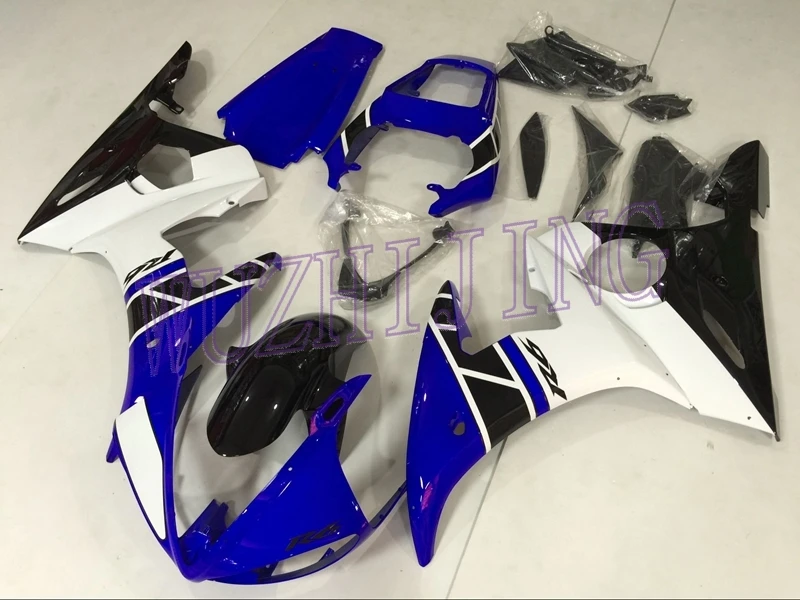 Комплект обтекателей для YAMAHA YZFR6 03 05 набор для всего тела YZF600 R6 2003 синий красно-белый обтекатель YZF R6 2003-2005