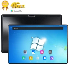 משלוח מהיר 10 אינץ Tablet PC 10 Core 8GB RAM 128GB ROM Dual SIM 4G Lte סלולרי טלפון טבליות מחוספס 2.5D 1920*1200 FHD מסך(China)
