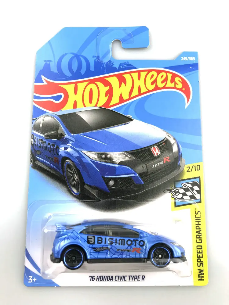 Горячие колеса 1: 64 Автомобиль HONDA CIVIC Тип R EF HONDA CR-X HONDA CITY TURBO Коллекционная серия металлические Литые модели автомобилей