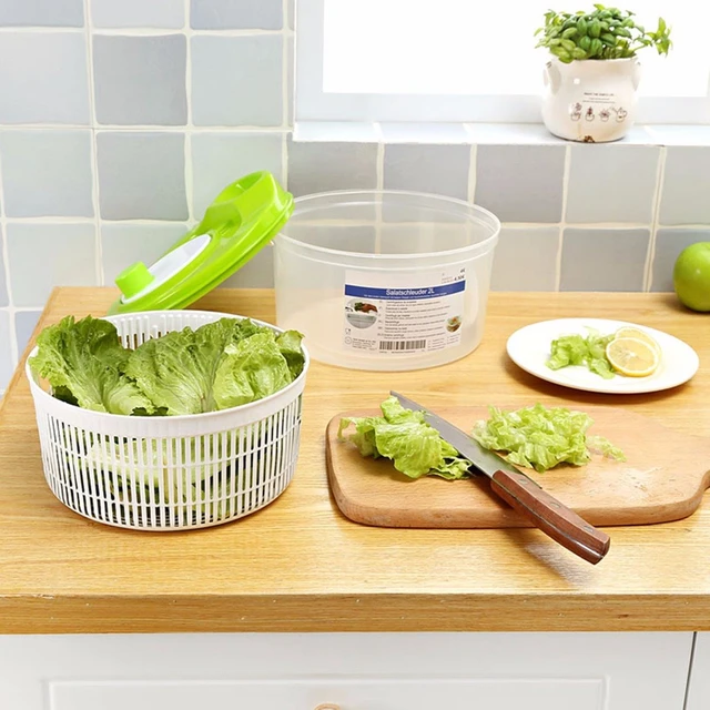 Electric Salad Spinner Dehydrator Quick Cleaning Dryer Fruit Vegetable  Tools Drain Basket Strainers Home Gadget Kitchen Utensils - AliExpress