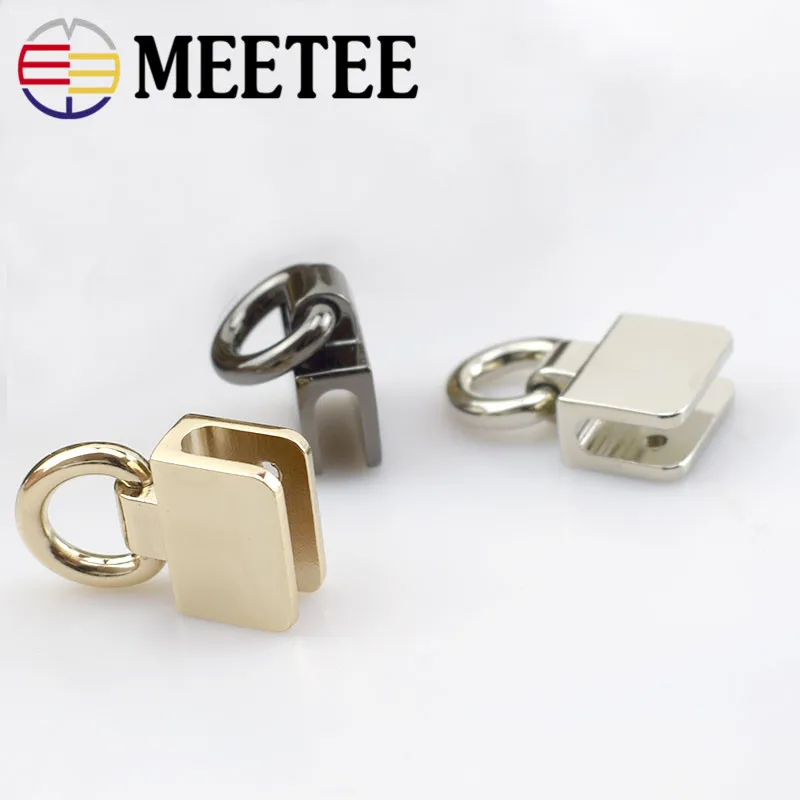 Металлические круглые D образные кольца Meetee 2/4/10 шт. боковые зажимы пряжка сделай