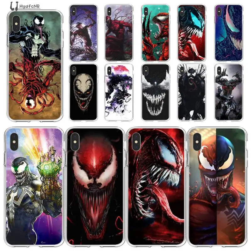 LJHYDFCNB venom высококачественный силиконовый чехол для телефона iPhone 11 pro XS MAX 8 7 6 6S Plus X 5
