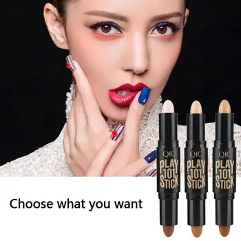 

1pc Concealer Pen Highlighter Stick Foundation Make Up Bronzer Base Ladies Face Blush Contour Concealer Makeup Pencil