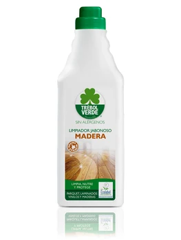 

CLEANER FLOOR SOAPY WOOD AND PARQUET ECOLOGICAL 1 L household, vegan, eco-friendly, welfare and health cleaning Product