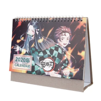

2020 Anime Calendar Kimetsu No Yaiba Blade Of Demon Destruction Slayer DIY Cartoon Characters Calendars