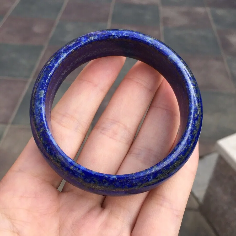 

Lapis Bangle 6503 Fine Jewelry Perimeter 58.8mm 100% Natural Lapis Lazuli Gemstone Female's Bangles for Women's Fine Bangles