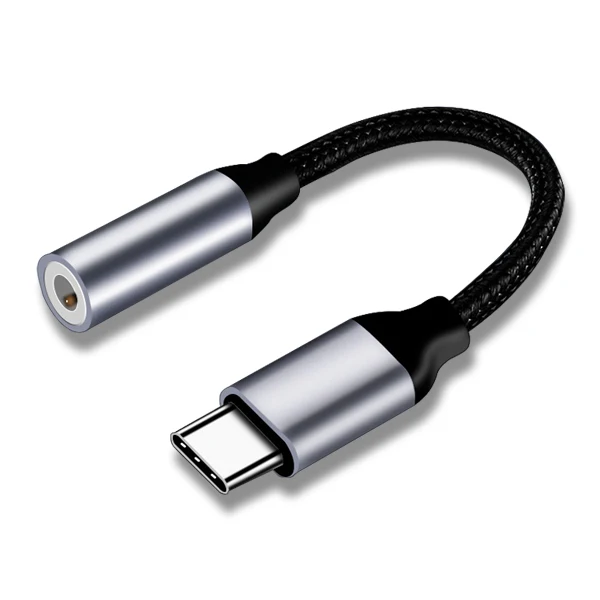 Серебристый ACCEZZ type C до 3,5 мм разъем для наушников USB C AUX телефонный адаптер зарядный кабель для huawei mate 20 P30 pro Xiaomi Mi 9 аудио кабель - Цвет: Серебристый