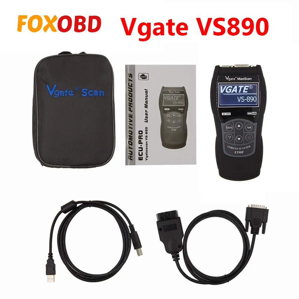 Продвижение Vgate VS-450/VS890S/VS890 считыватель кода VAG Диагностический сканер Com сброс подушка безопасности; abs для автомобилей VAG