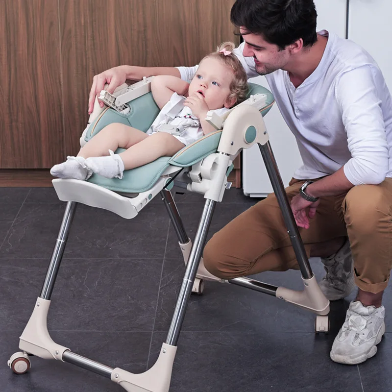 multi-functional-children's-dining-chair-collapsible-with-wheel-coax-baby-small-feeding-table-4-level-lift-shift-high-chair