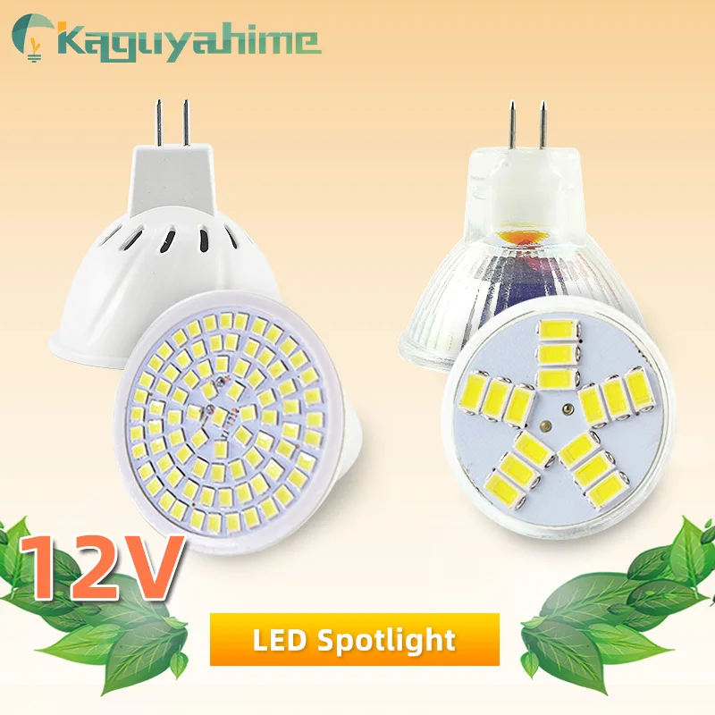 Kaguyahime LED MR16 12V MR11 Spot Light 220V 6W SMD 2835 Bulb LED Lampada Spotlight Decoration Ampoule Warm White Cold White