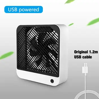 

Summer USB Charging Cool Fan Office Home Portable Desktop Table Fan 2 Speed Adjustment Quiet Simple Fan For School Office