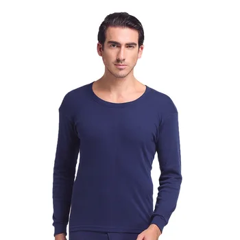

Thermal Underwear Sets 100% Cotton Men's and Teenagers' Round Collar Long Johns Sexy Underwear Men