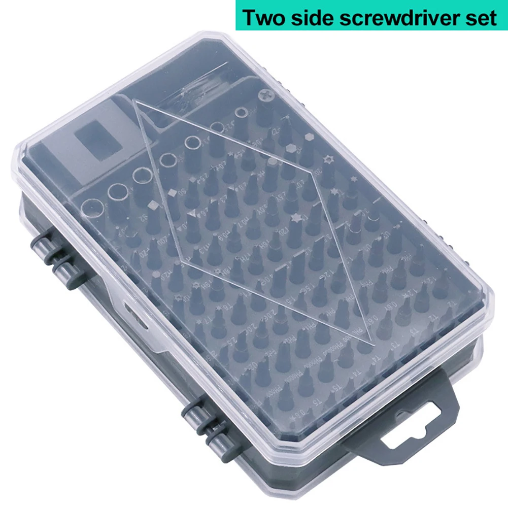 

Hand Tools 112-IN-1 Screwdriver Bit Set Multifunction Mobile Phone Repair Device Torx Hex Screwdriver Bits Sets Multitools