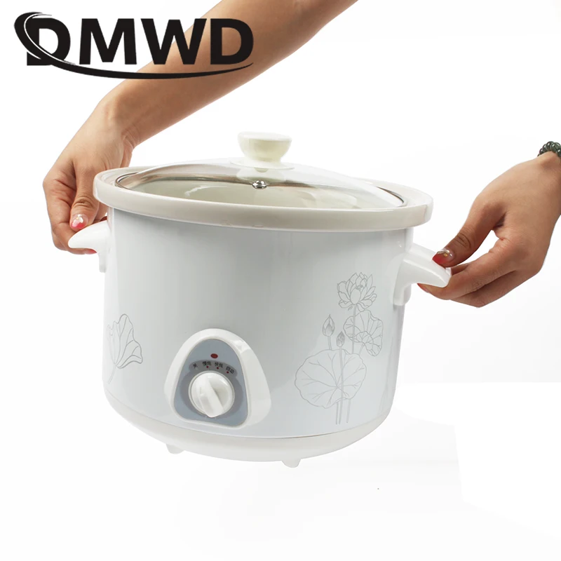 DMWD 1 5 л электрическая мини кастрюля для приготовления тушения супа каши с