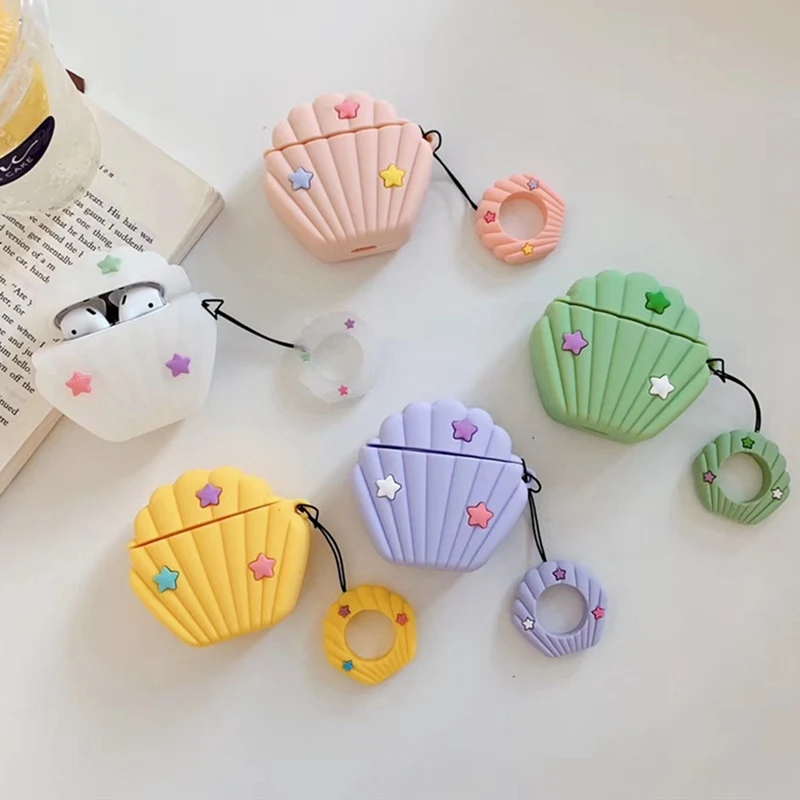 Soft Silicone Wireless Bluetooth Earphone Case For Apple AirPods Cute 3D Durian Headphones Charging Protector Cases | Электроника
