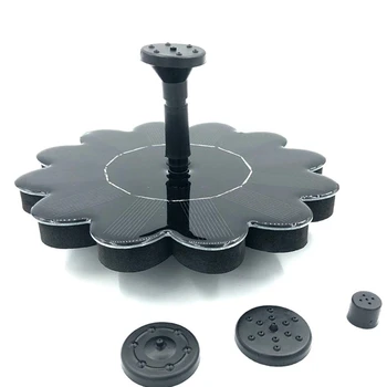 

Small Garden Solar Fountain Pool Decoration Floating Garden Fountain Solar Panel Powered Fountain Garden Decoration