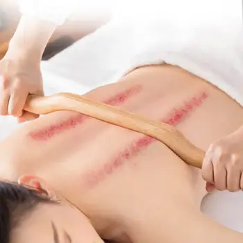 

Natural wood Scraping Massage Tool SPA Therapy Stick Point Treatment Guasha Tool Relaxation Guasha Stick Massage
