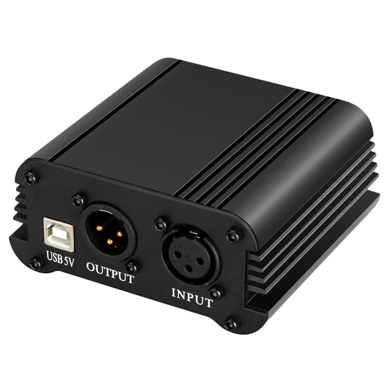 B. BMIC 48V USB фантомный источник питания USB кабель Micro-phone кабель для мини микро-телефона конденсатор записывающее оборудование-черный