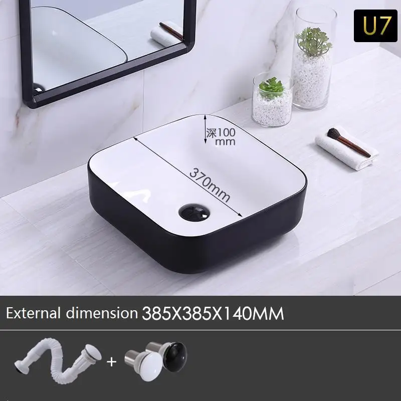 Version O Wastafel Waschtisch миска Lavandino Bacia De Lavagem Bassin Lavatorio Vanity Da Appoggio раковина для ванной Lavabo умывальник - Цвет: Version O