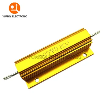 

100W Aluminum Power Metal Shell Case Wirewound Resistor 7R 7.5R 8R 8.2R 9R 10R 12R 13R 14R 15R 7 7.5 8 8.2 9 10 12 13 14 15 ohm