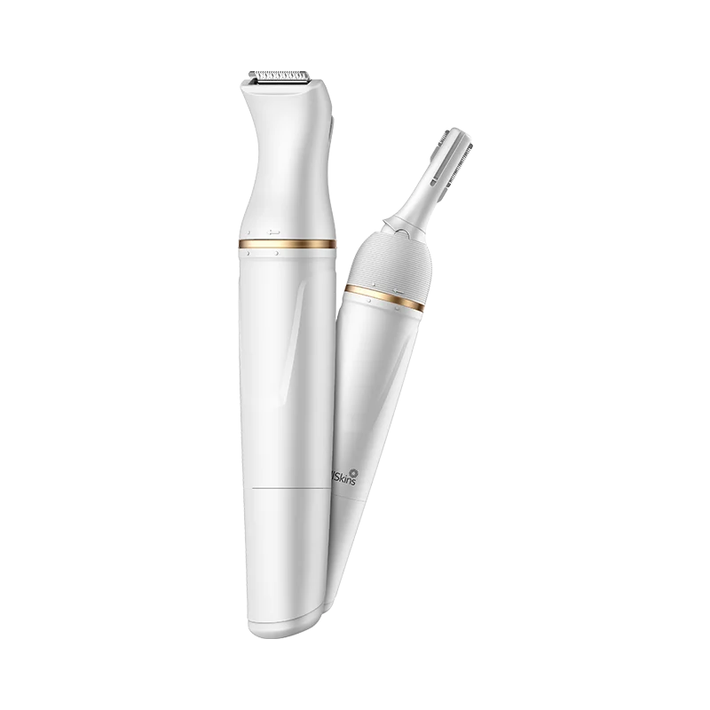 Белый Xiaomi Wellskins, электрический триммер для бровей, эпилятор для бровей, мини бритва, портативные бритвы для удаления волос на лице, триммер для бровей - Цвет: Белый