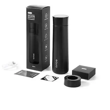 

PREUP Portable Stainless Steel Smart Water Drinking Bottle LED Display Vacuum Flasks Reminder Touch Intelligent Insulation Cup
