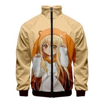 

Himouto! Umaru-chan Print Stand Collar Jacket Men/Women Winter Fashion Casual Harajuku Soft Jacket Coat Hot Sale